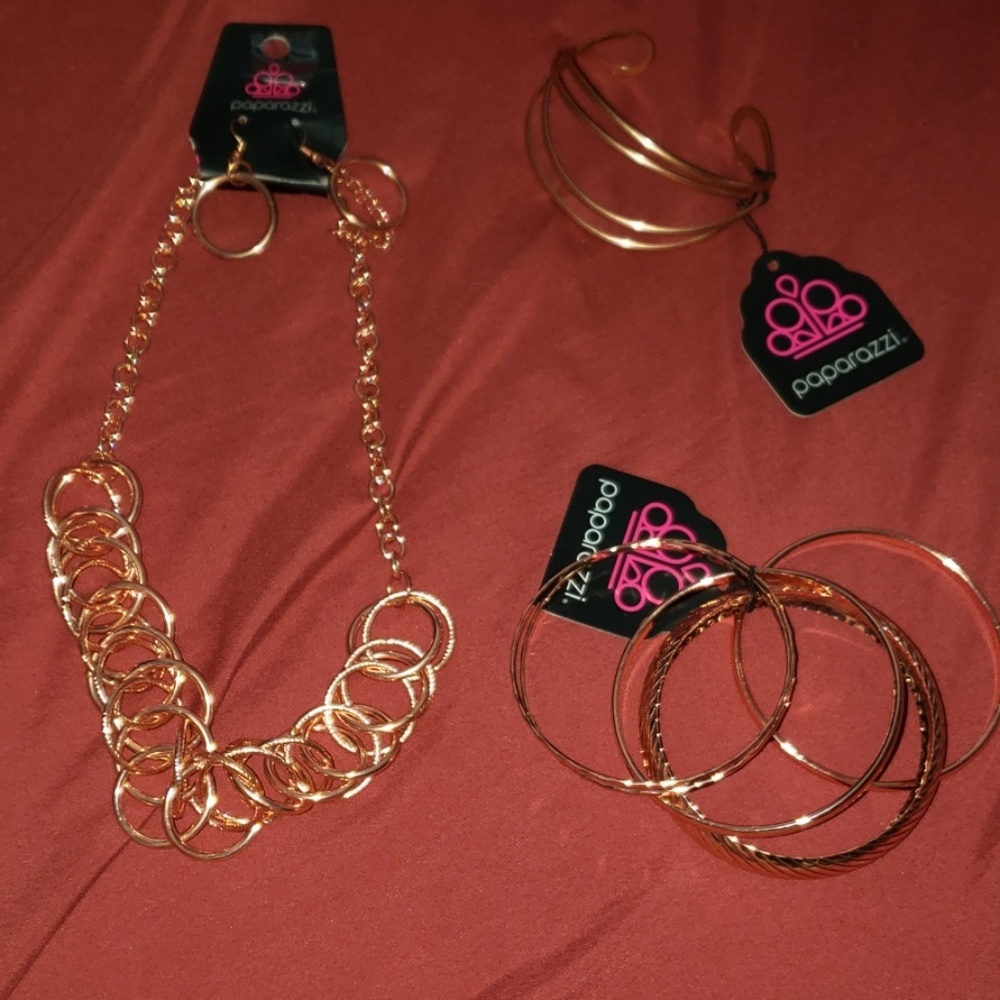 Copper Paparazzi set